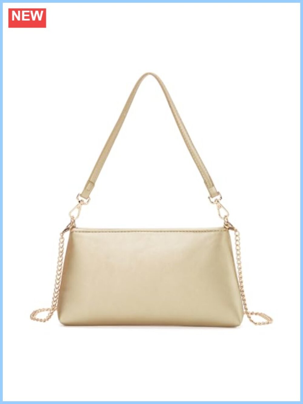 PU Leather Evening Clutch Women's Zipper Formal Purse